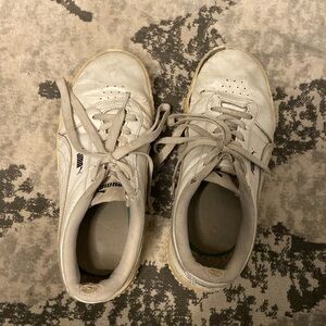 Worn Down White Sneakers